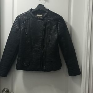 Zara outwear collection leather jacket